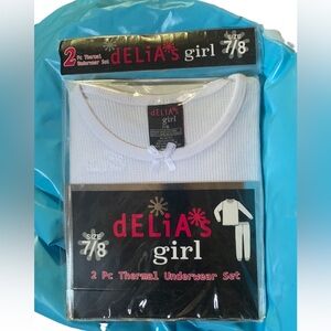 Delia’s 2 Piece Thermal Underwear Set Girls Size 7/8